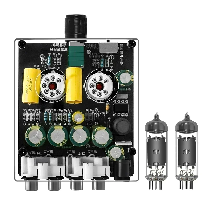 Home Cinema Equipment - Модернизированный ламповый предусилитель 6K4, Hi-Fi ламповый