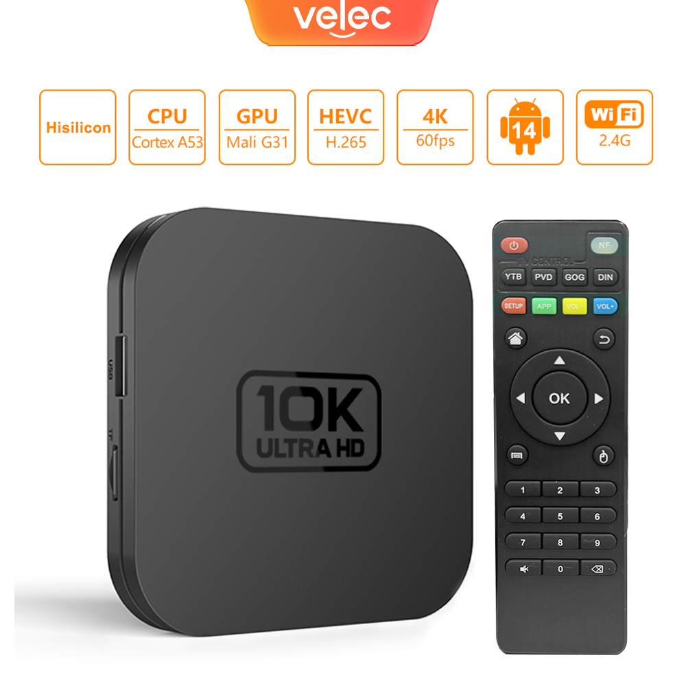 Home Cinema Media Player - ТВ-приставка Velec Smart TV Box на