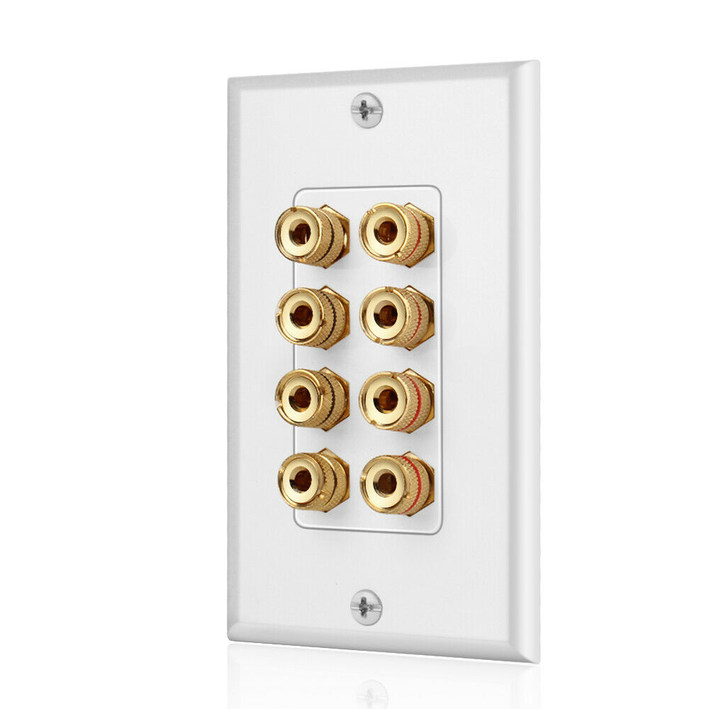 Home Cinema Equipment - A68Z 8-контактная настенная панель для динамика,