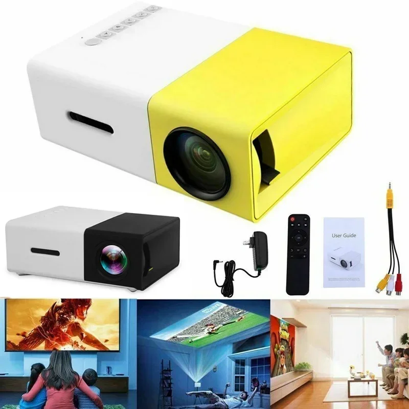 Home Cinema Media Player - Новый мини-проектор YG300 Pro LED с