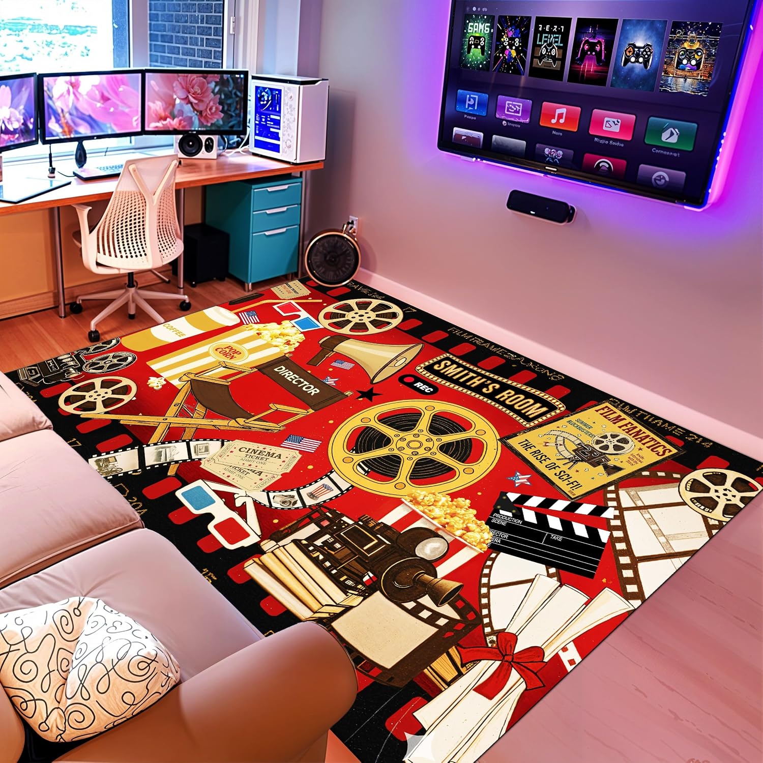 Ковер с индивидуальным дизайно – обзор и цена Home Cinema Flooring