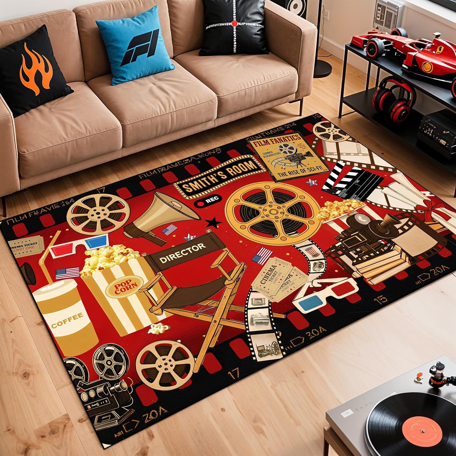 Ковер с индивидуальным дизайно – обзор и цена Home Cinema Flooring