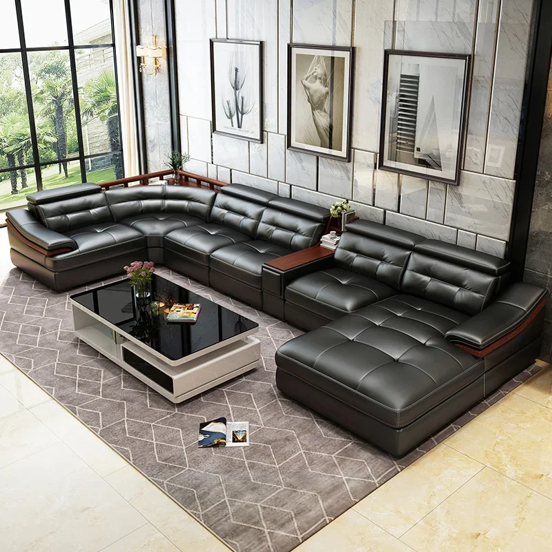 Премиальный кожаный диван U-об – обзор и цена Home Cinema Sofa