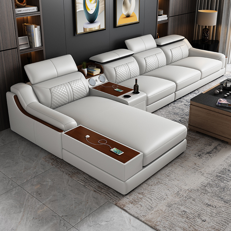 Кожаный диван в современном ст – обзор и цена Home Cinema Sofa