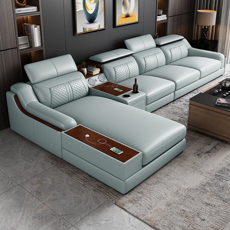 Кожаный диван в современном ст – обзор и цена Home Cinema Sofa