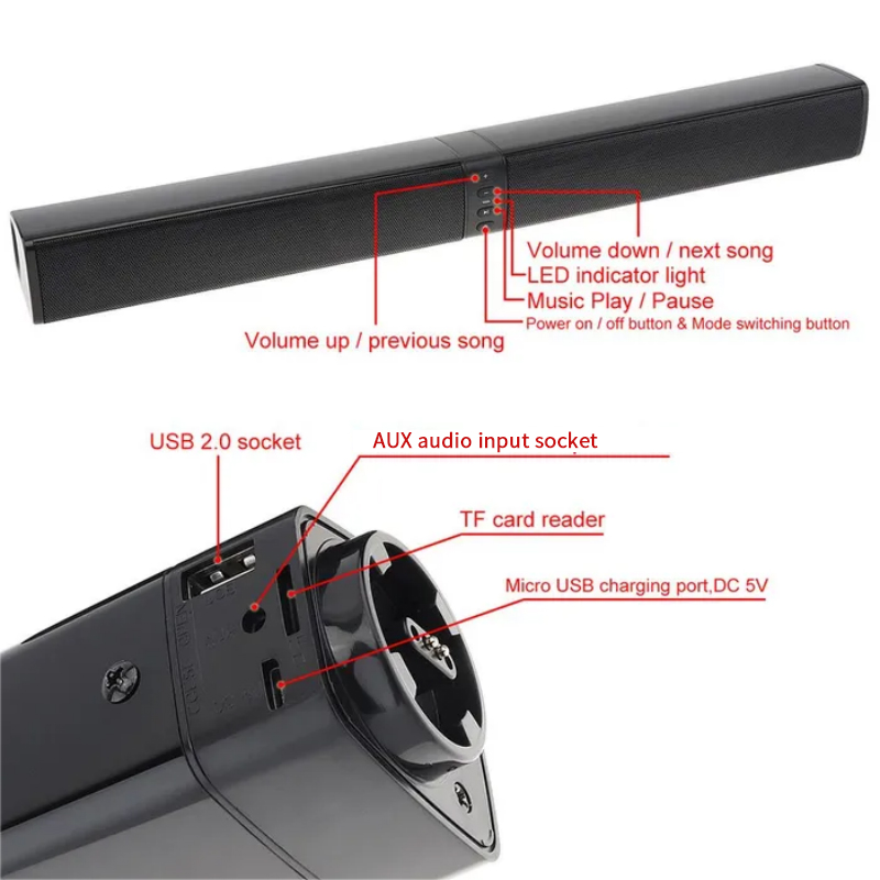 Мощная звуковая панель, звуков – обзор и цена Home Cinema Wireless Speakers