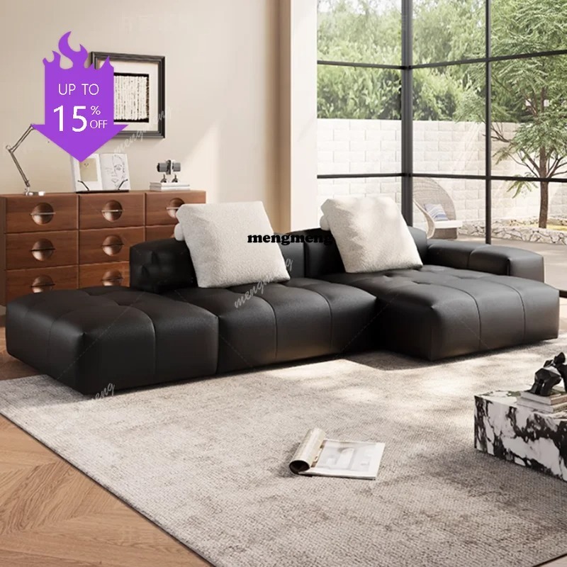 Скандинавский кожаный компактн – обзор и цена Home Cinema Sofa
