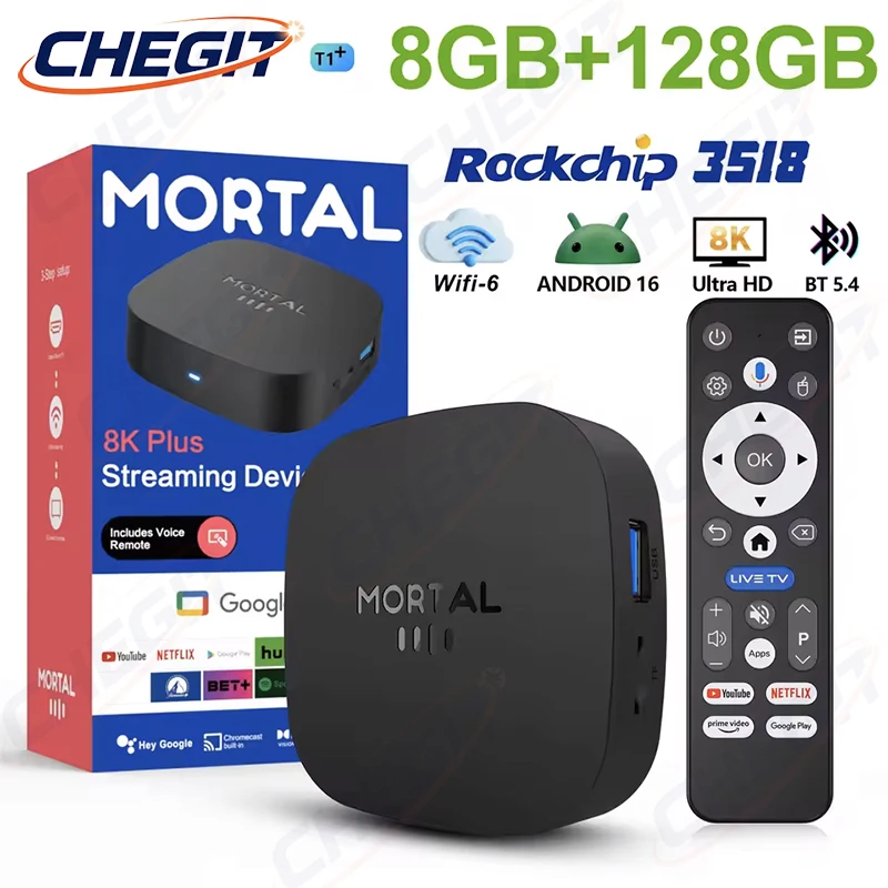 Новый ТВ-бокс T1+ 8K HD 2026 г – обзор и цена Home Cinema Media Player