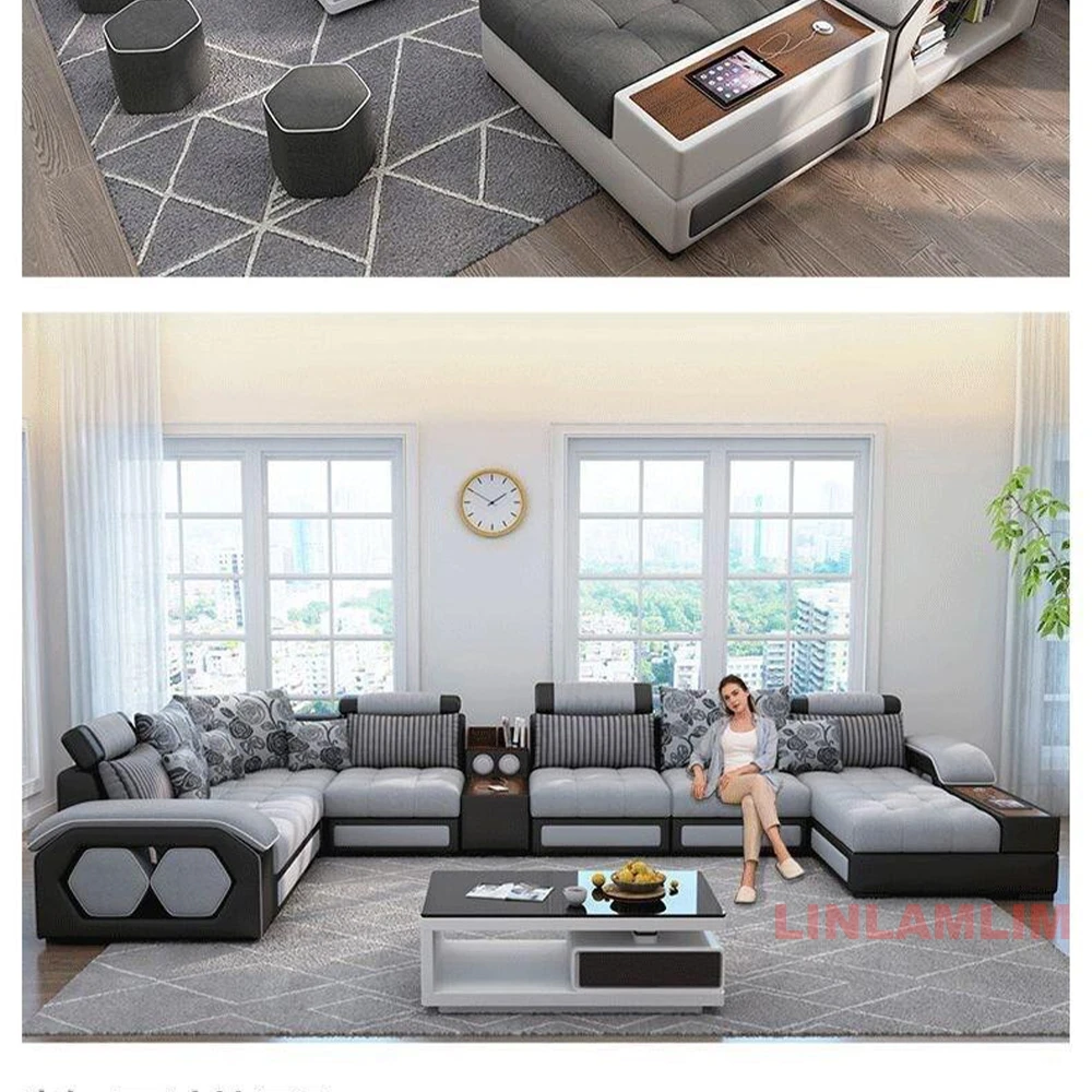 Модульный тканевый диван Linla – обзор и цена Home Cinema Sofa