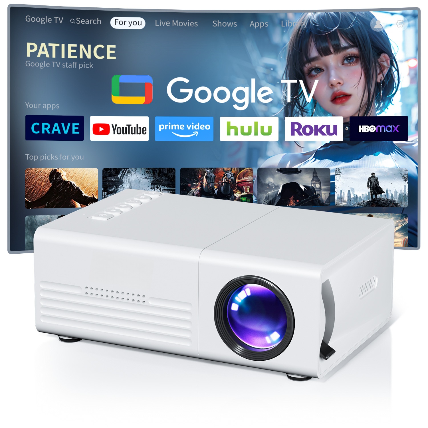Мини-проектор TFT LCD с Wi-Fi  – обзор и цена Home Cinema Media Player