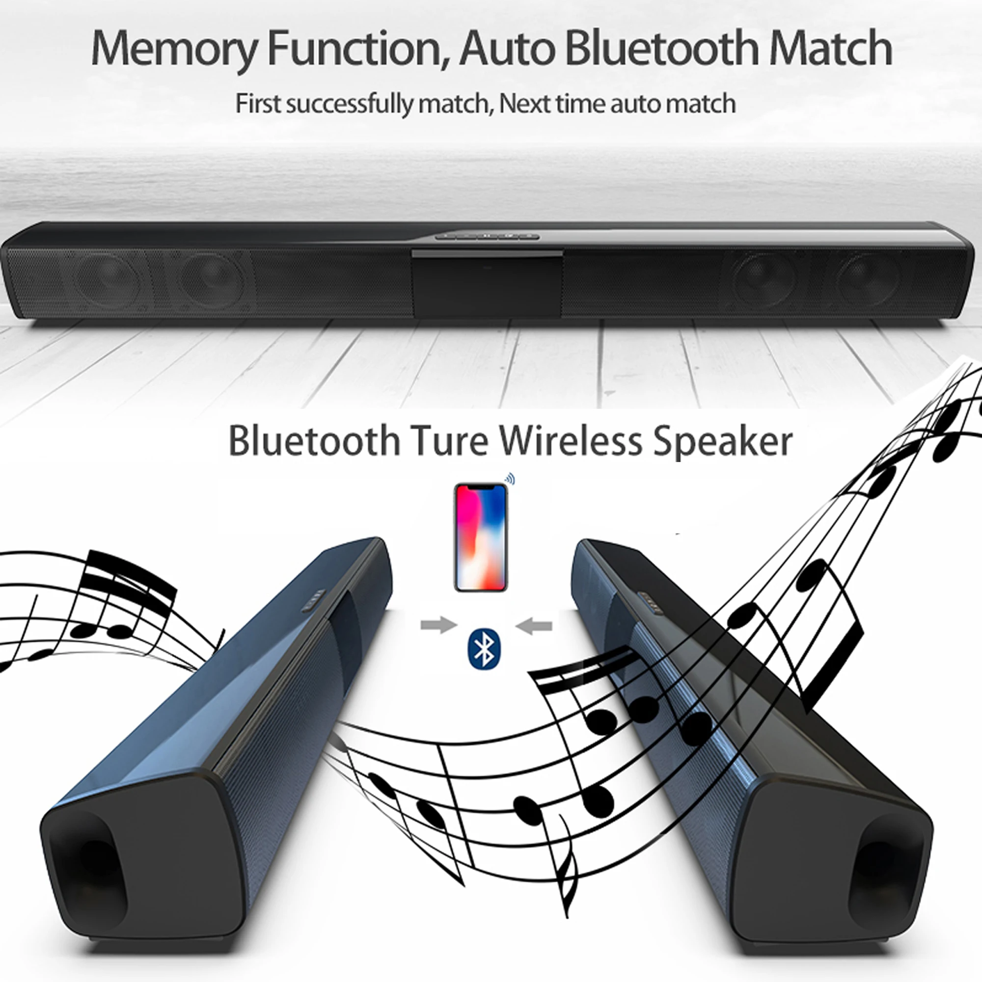40 Вт звуковая панель высокой  – обзор и цена Home Cinema Wireless Speakers