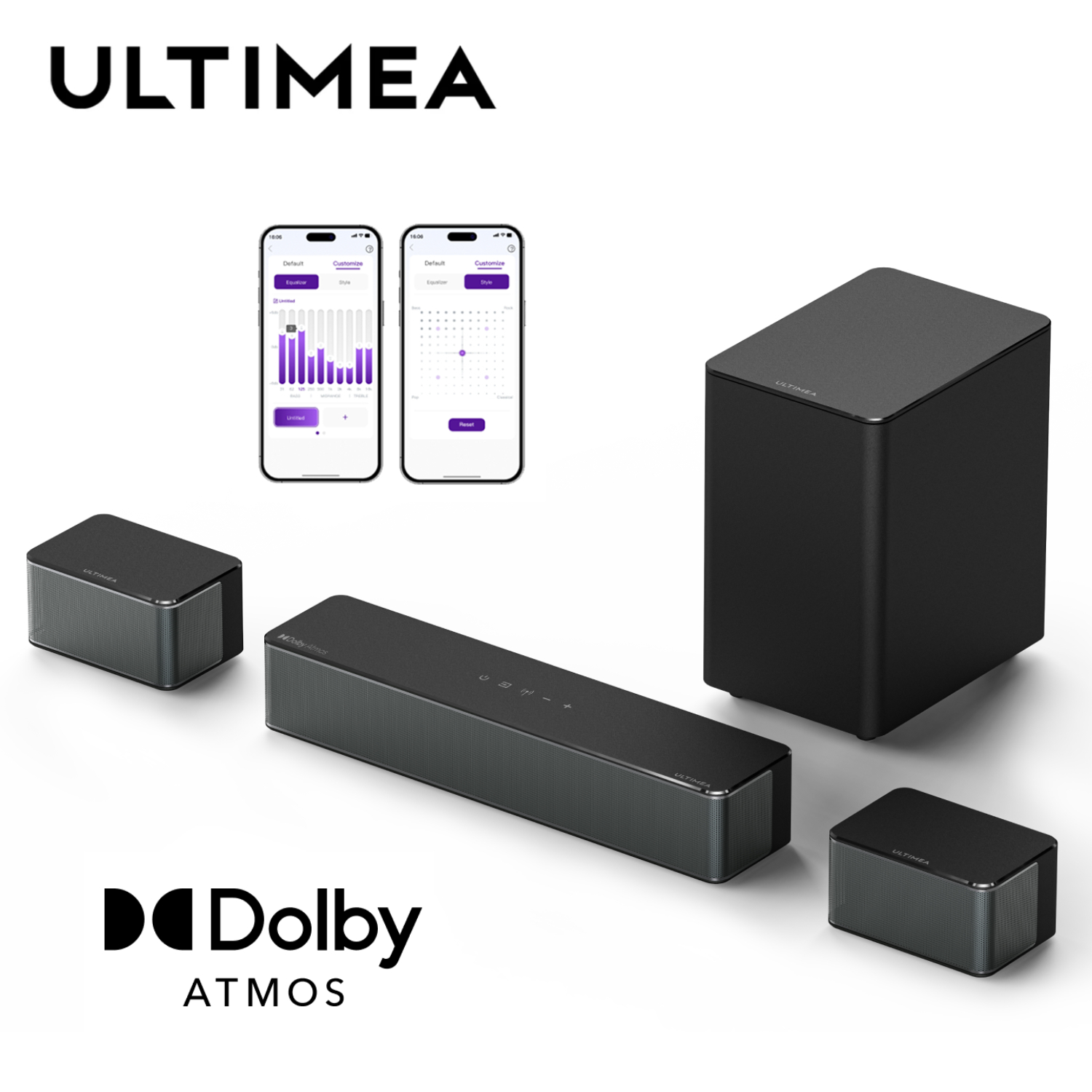 ULTIMEA Poseidon M4T Саундбар  – обзор и цена Home Cinema Wireless Speakers