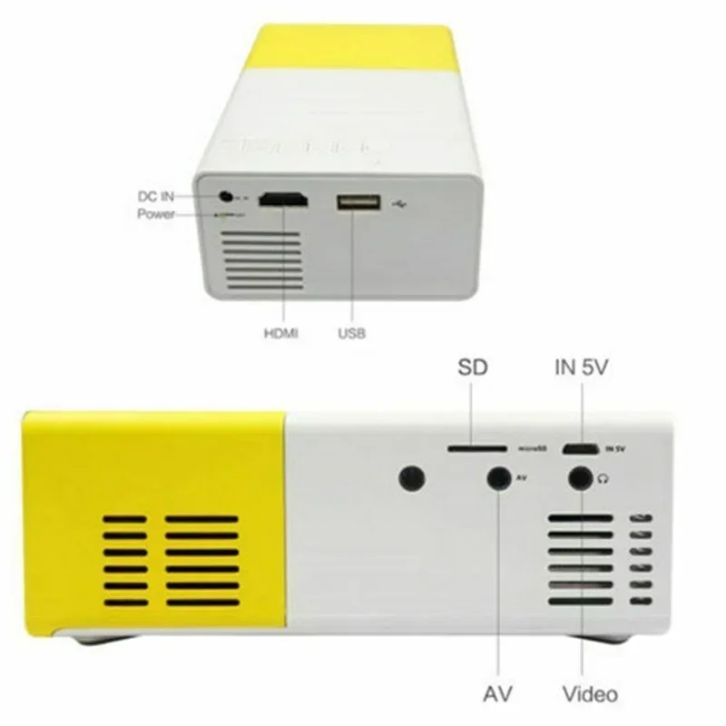 Новый мини-проектор YG300 Pro  – обзор и цена Home Cinema Media Player