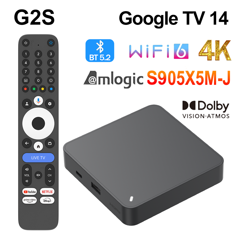 G2S GTV TV BOX GoogleTV 14 Aml – обзор и цена Home Cinema Media Player