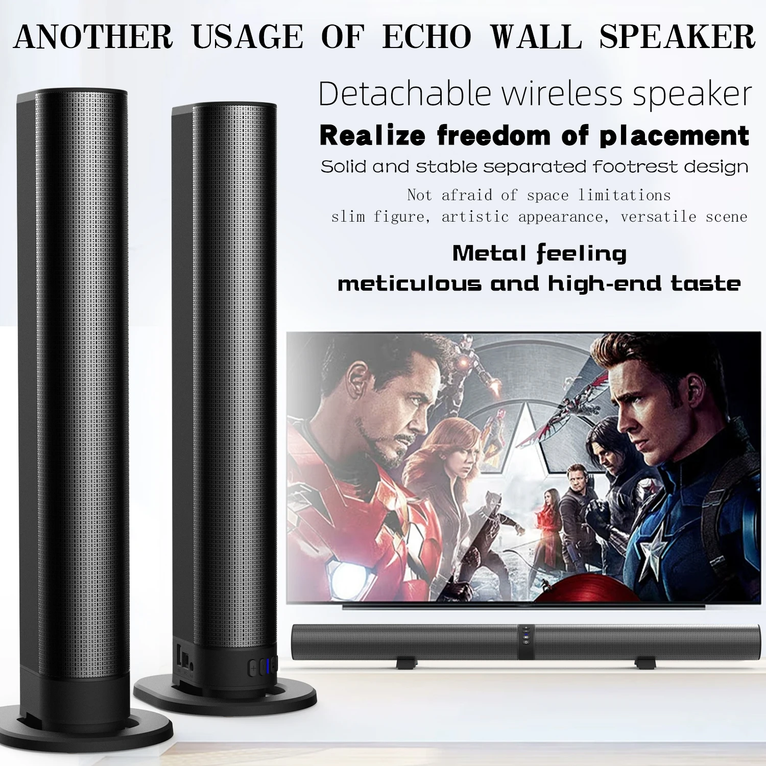 FM-саундбар ТВ Bluetooth-колон – обзор и цена Home Cinema Wireless Speakers